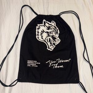 Darc Sport Black Drawstring Bag